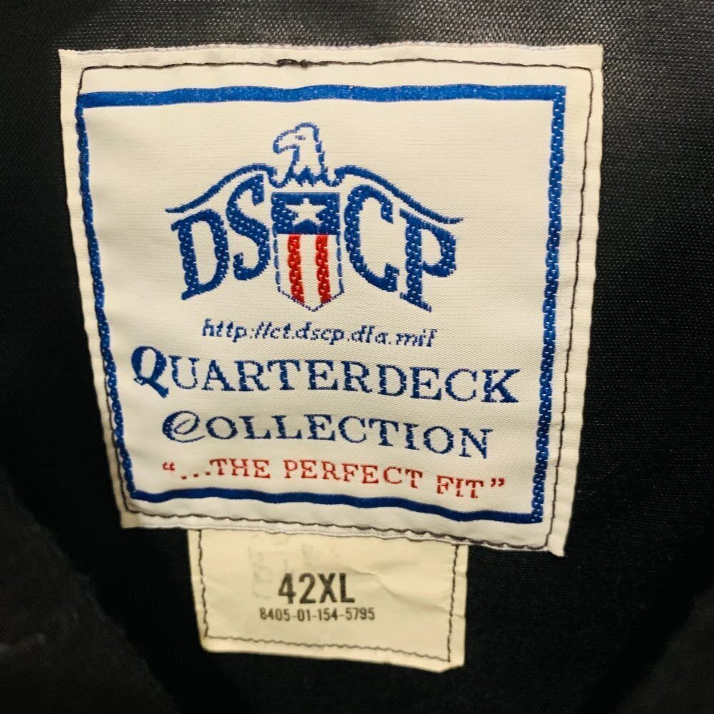 DSCP Quarterdeck Collection Genuine Navy Issue Wool Pea Coat Size 42XL MINT!!! - Picture 13 of 16
